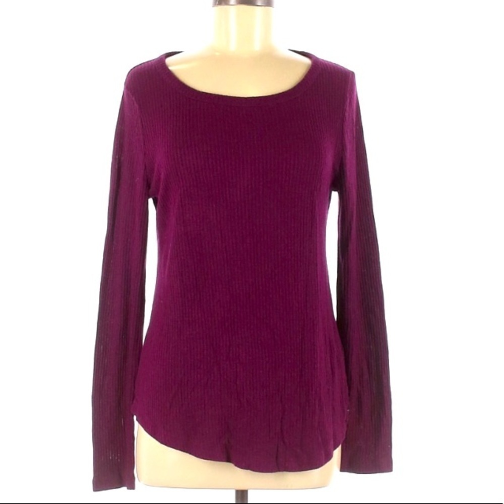 Old Navy casual essential long sleeve tee Ribbed shirt women’s medium